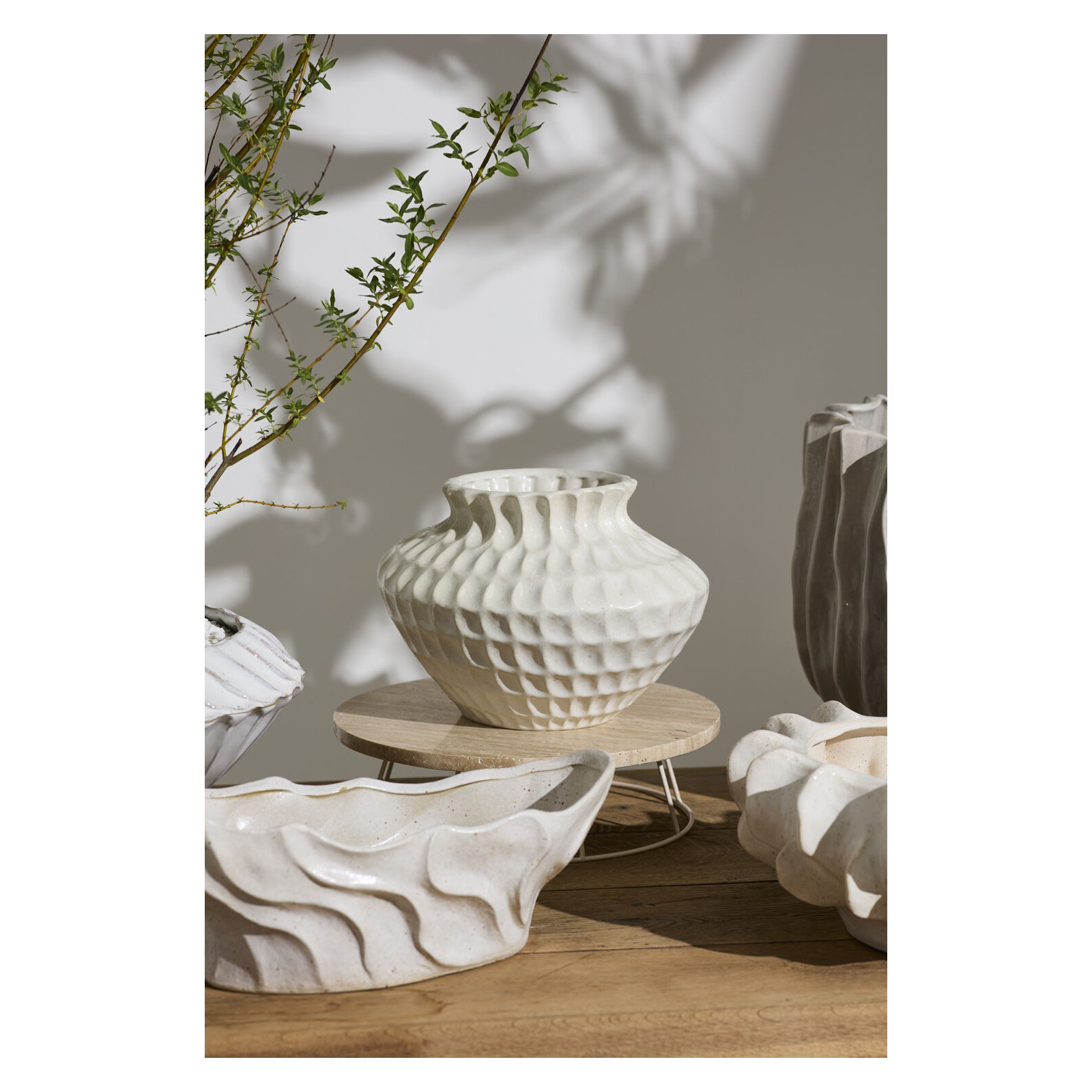 Ilaria Vase 12.25"x 10.5"x 8.25"