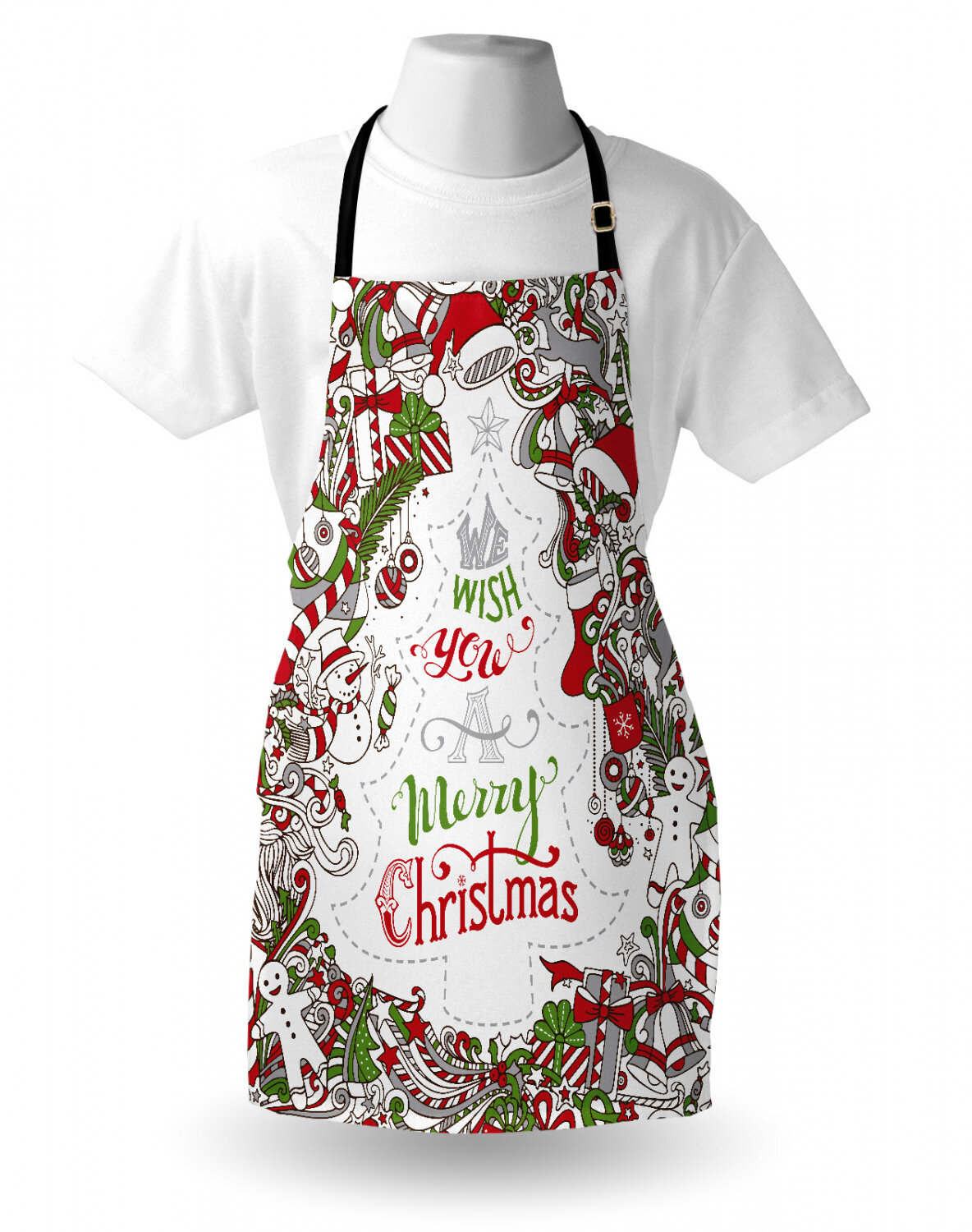 Christmas Decorations Santa Bib Smock Waiter Adult Cartoon Christmas Apron  Apron Patterns for Sewing Kits