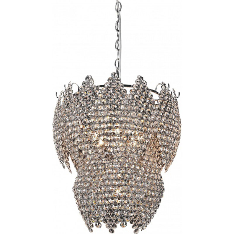 Lustre en cristal à 6 ampoules Clifton
