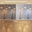Lampe sur pied 80 po à 3 lumières à intensité variable de 3 couleurs à température variable avec télécommande-275965013-290191603-273687189