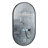 Faysel Transitional Oval Framed Bathroom Wall Mirror-99278856-99278859