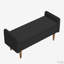 Banc de rangement avec repose-pieds en lin-1978730255