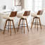 Tabourets pivotants modernes en similicuir (ensemble de 3)-935754966-935754964
