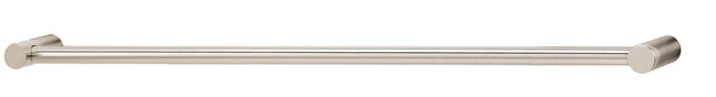 Barre à serviettes murale Spa 1, Nickel satiné, H 0,75 po x L 24,75 po x P 2,38 po