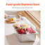 Distributeur de condiments pour comptoir 4 plats avec couvercle