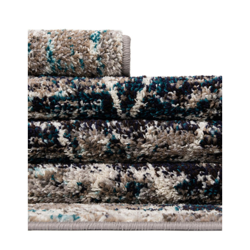 Tapis gris Johnstonville, Rectangle 3 pi 1 po x 5 pi 3 po