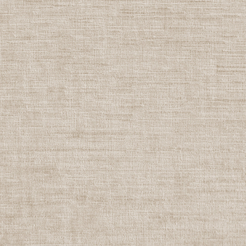 Chaise rembourrée Duvina, Tissu chenille beige