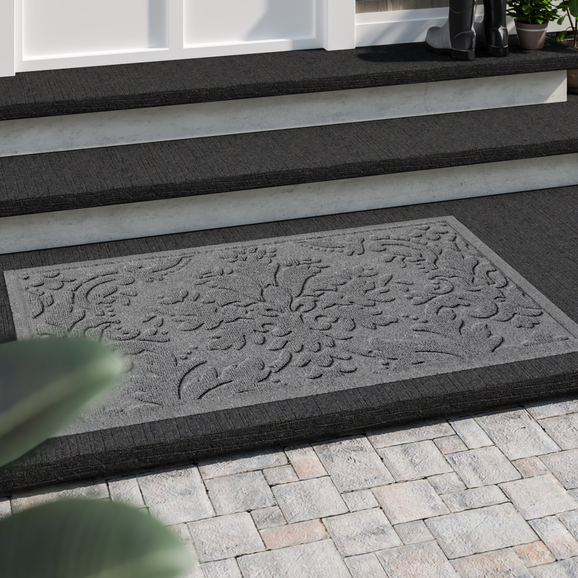 WaterHog Laurel Leaf Doormat, 36 x 59