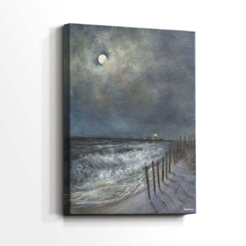 The Beach Fence I -Gallery Wrapped Cavas, 18" H x 12" W