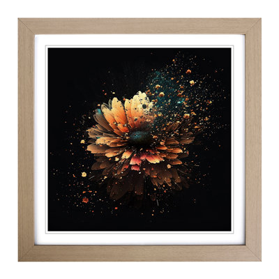 Cosmos Pixelated - Framed Print