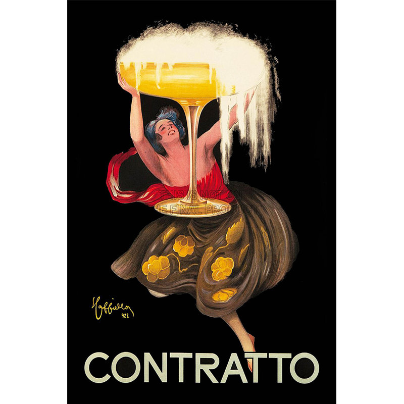 Buy Art for Less Officially Licensed Wine, H 36 po x l 24 po x P 1,5 po