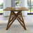 Avery Dining Set, Tripod-Cross Dining Table With Stylish Chairs, Light Oak-1412695396