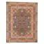 Hand Knotted Wool Area Rug in Navy