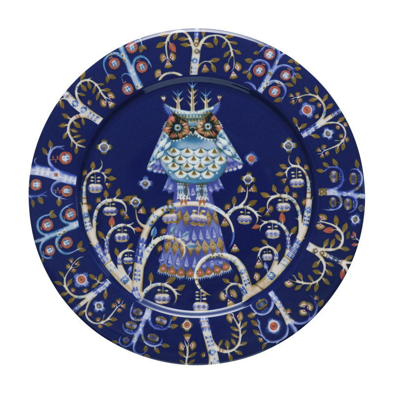 Iittala Taika 10.7087" Dinner Plate, Blue