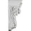 Endurathane Scroll Leaf Corbel, 10 3/8"W x 11 5/8"D x 25 1/2"H, Factory Primed