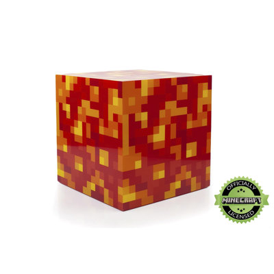 Minecraft Lava Block LED 6" Lava Light