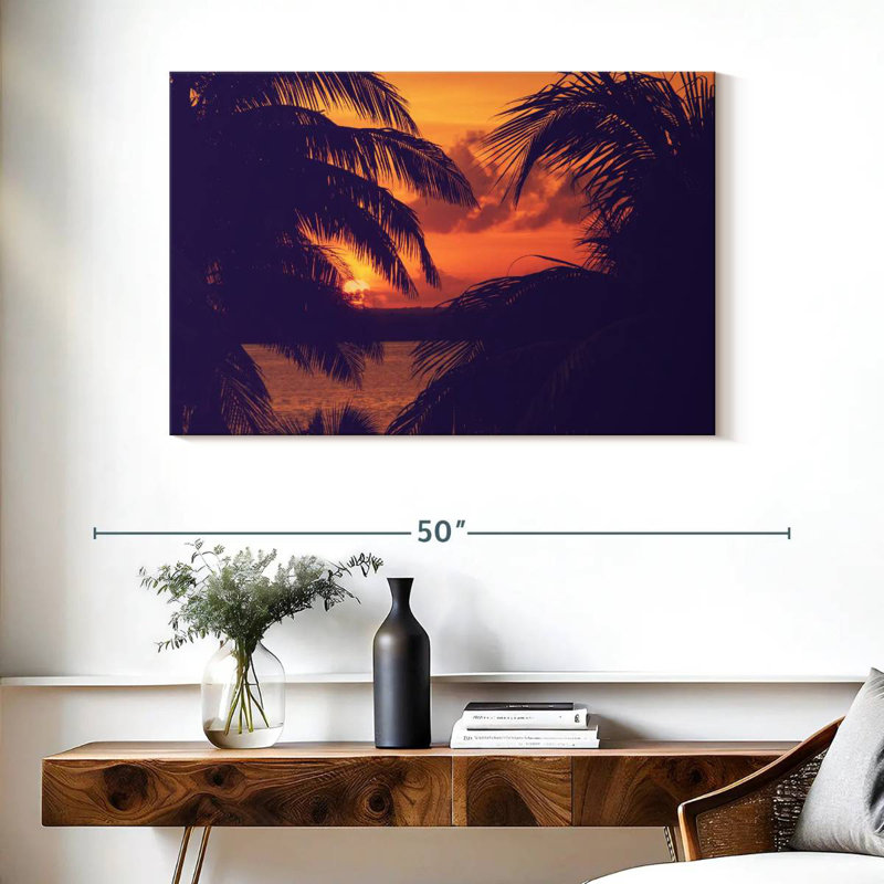 Gillard Palms Sunset, 26" H x 39" W