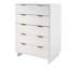 Commode 38 "Granville en blanc (5 tiroirs)-1980328464