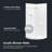 OVE Decors Breeze Framed Round Shower Kit w/ Frosted Glass, Base, Wall in Chrome Finish-29896975