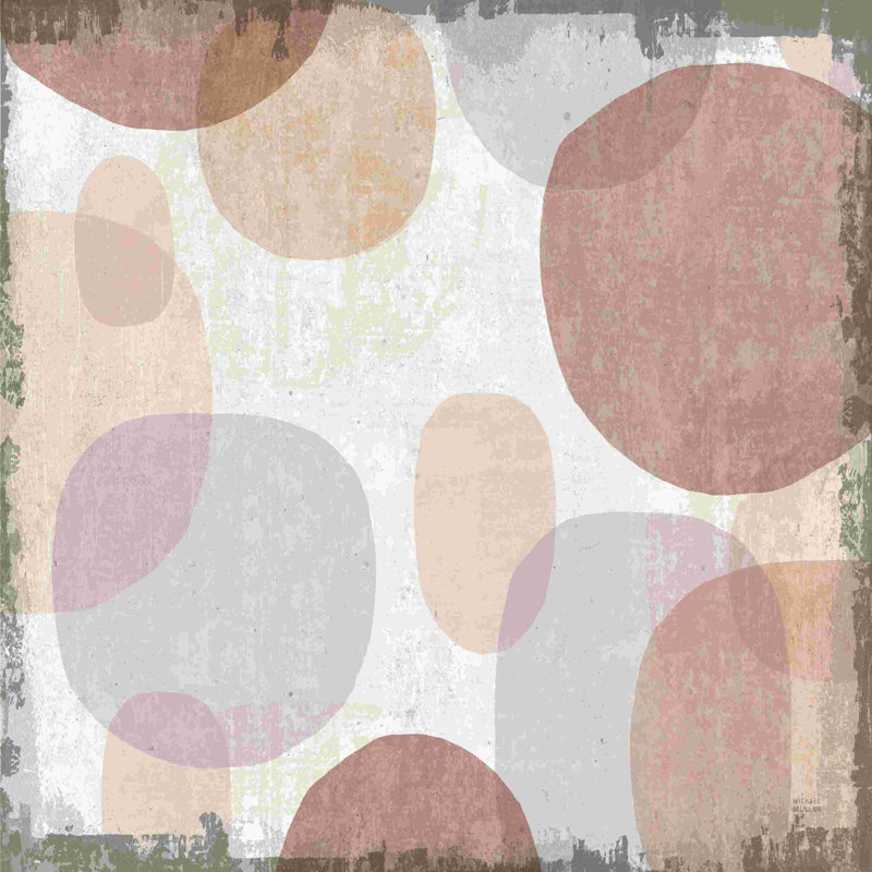 «Blush Drips I», impression sur toile tendue, H 36 po x l 36 po, Non, Toile tendue