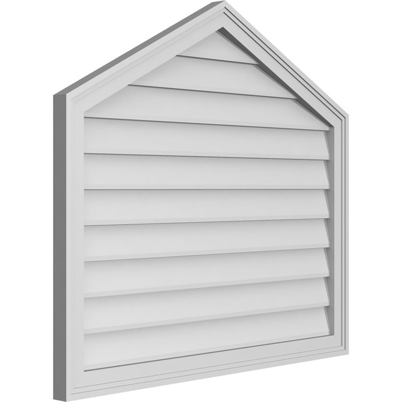 Ventilateur à pignon en uréthane non-fonctionnel Signature, H 32 po x l 36 po x P 1,5 po