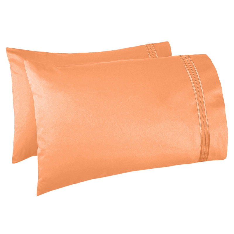 RV/Short Queen Microfiber Sheet Set, Apricot Orange
