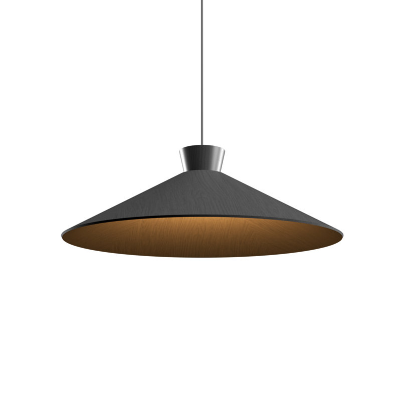 Luminaire conique conique à 1 lumière, Gris organique