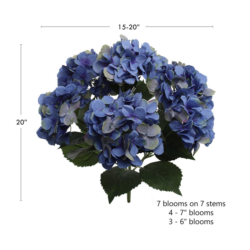 Ensemble de 80 arrangements d'hortensias en soie - Fleurs artificielles pour les événements et la maison