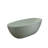 59'' Freestanding Bathtub, Turquoise Color, Solid Surface And Stone Resin, Non - Permeable, Slow Heat Loss, Smooth Delicate, Spacious For Relaxing Bath, Ergonomic Design Soaking Bathtub In ,