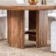 Selena Round Solid Wood Dining Table-1373534895
