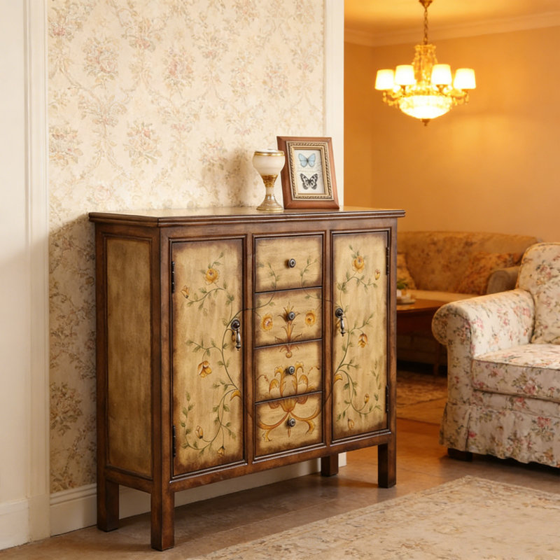 Armoire de décoration d'entrée de style américain
