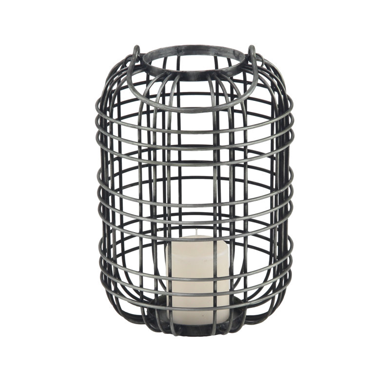 Lanterne en métal Osterley, H 17 po x l 9 po x P 9 po