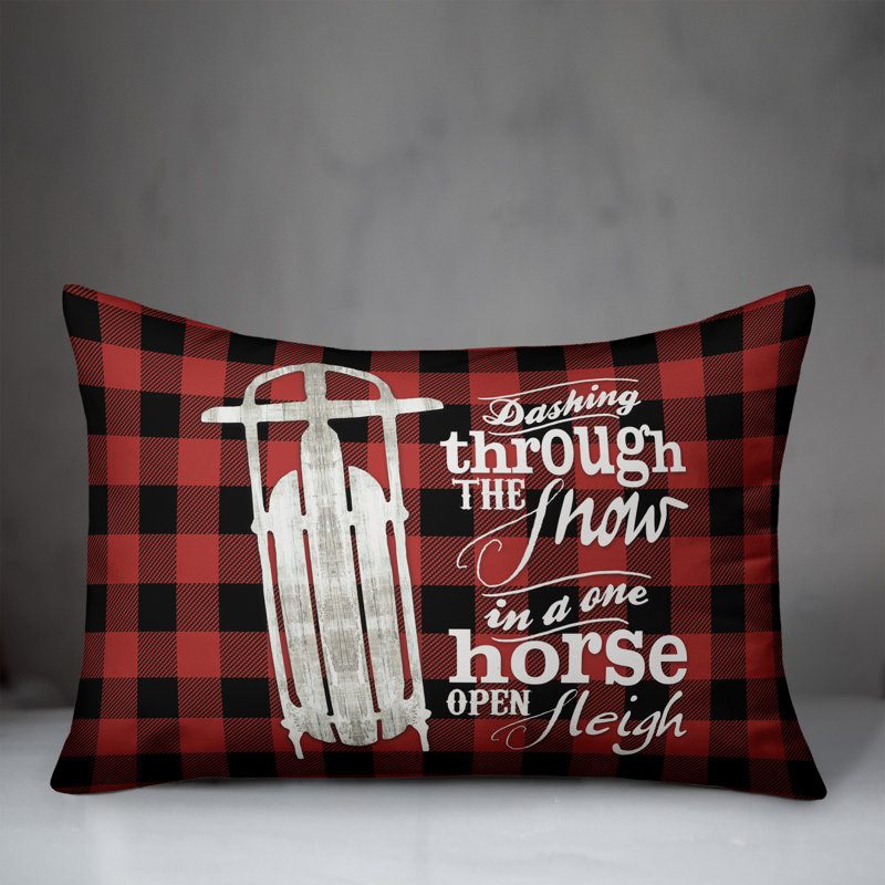 Plaid Throw Pillow