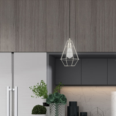 Luminaire suspendu géométrique à 1 lumière Avilee