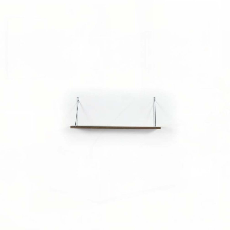 Tablette simple murale flottante Palmer, Blanc