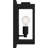 Windley 1-Light Earth Black Outdoor Wall Lantern