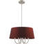 Lustre classique à 4 lumières avec abat-jour