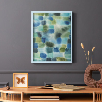 «Earthy Plexus I», reproduction encadrée - bois massif