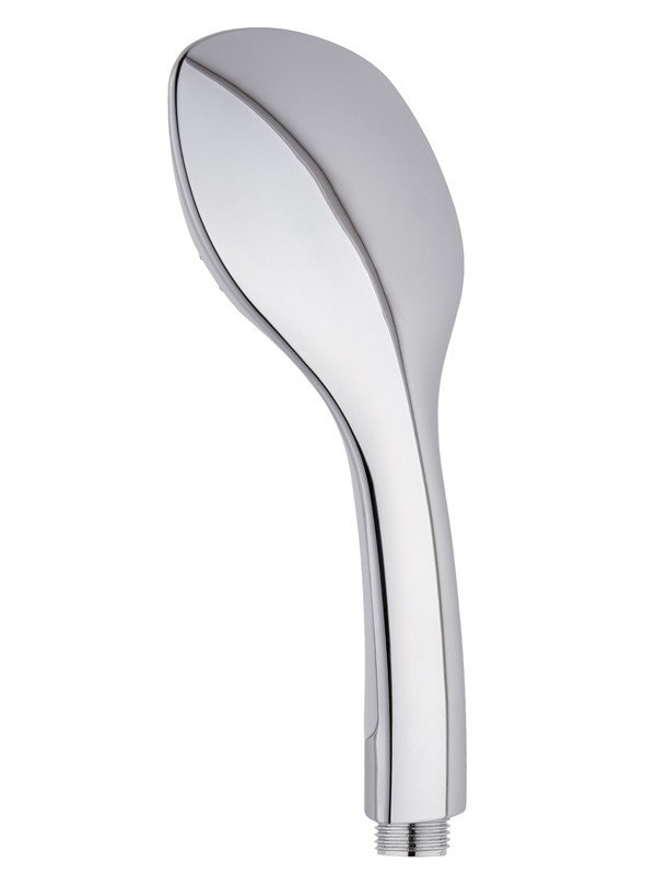 Handheld Shower Head, White / Chrome
