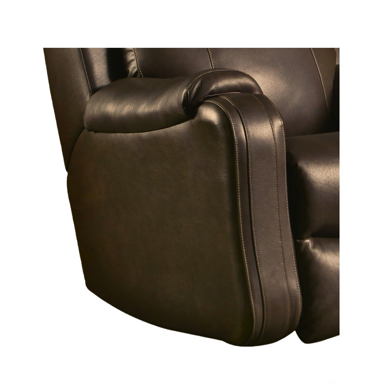 Fauteuil inclinable électrique en cuir véritable Contour