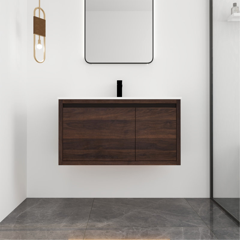 Meuble-lavabo 36 po avec lavabo en gel