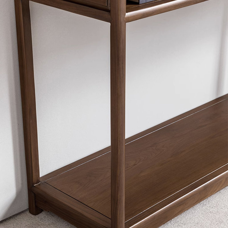 Console minimaliste en bois massif de style nordique