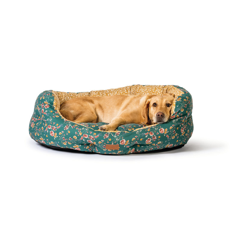 Fatface Floral Cotton Pet Bed, 24cm H x 46cm W x 42cm D