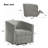 Power Lift Recliner Barrel Shape Recliner Chair Lift Assist Reclining Chair Electric Lift Chair With Footrest And Side Pocket For Seniors-279881222