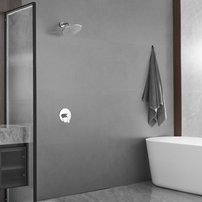Volume Control Shower Faucet with Rough in-Valve