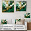 «Green and Gold Liquid Magic II», reproduction d'art sur toile encadrée-260193092-260193095-232466890