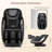 4D Full Body Massage Chair Zero Gravity With Auto Leg Extension App Control SL Track Shiatsu  Heated Recliner Black