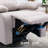 Bruneta 30.2''wide Faux Leather Swivel Rocker Recliner(set Of 2)-Beige-1579830284
