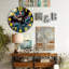 Horloge murale mignonne avec chiffres colorés et horloge murale 12 po