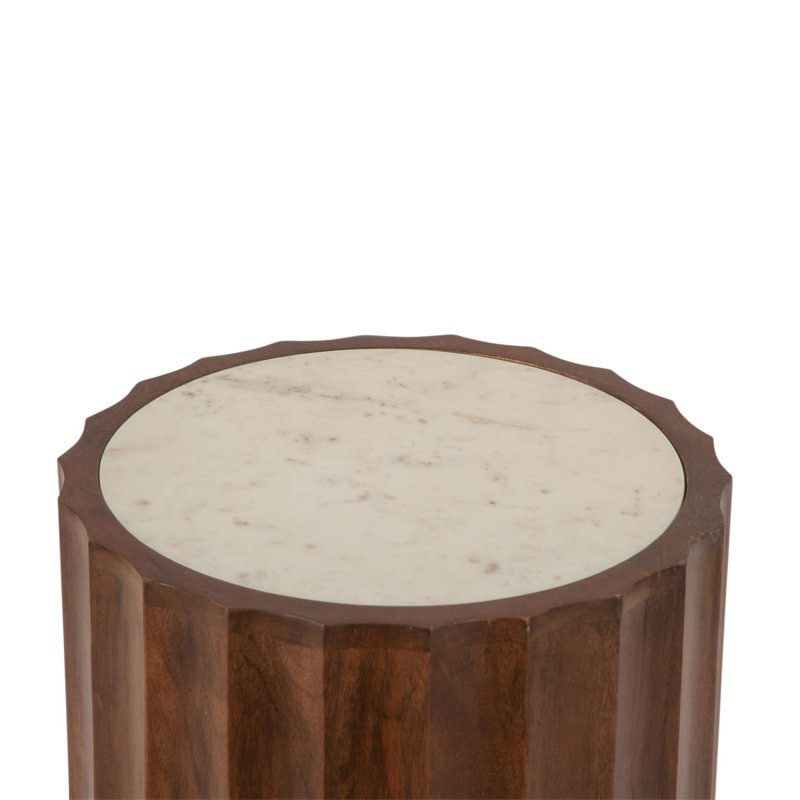 Table de bout en marbre Eisenstark